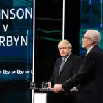El conservador Boris Johnson y el laborista Jeremy Corbyn se enfrentaron anoche en el único debate televisivo