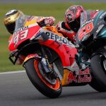 Márquez y Quartararo, en Cheste/ Foto: Kai Försterling / Efe