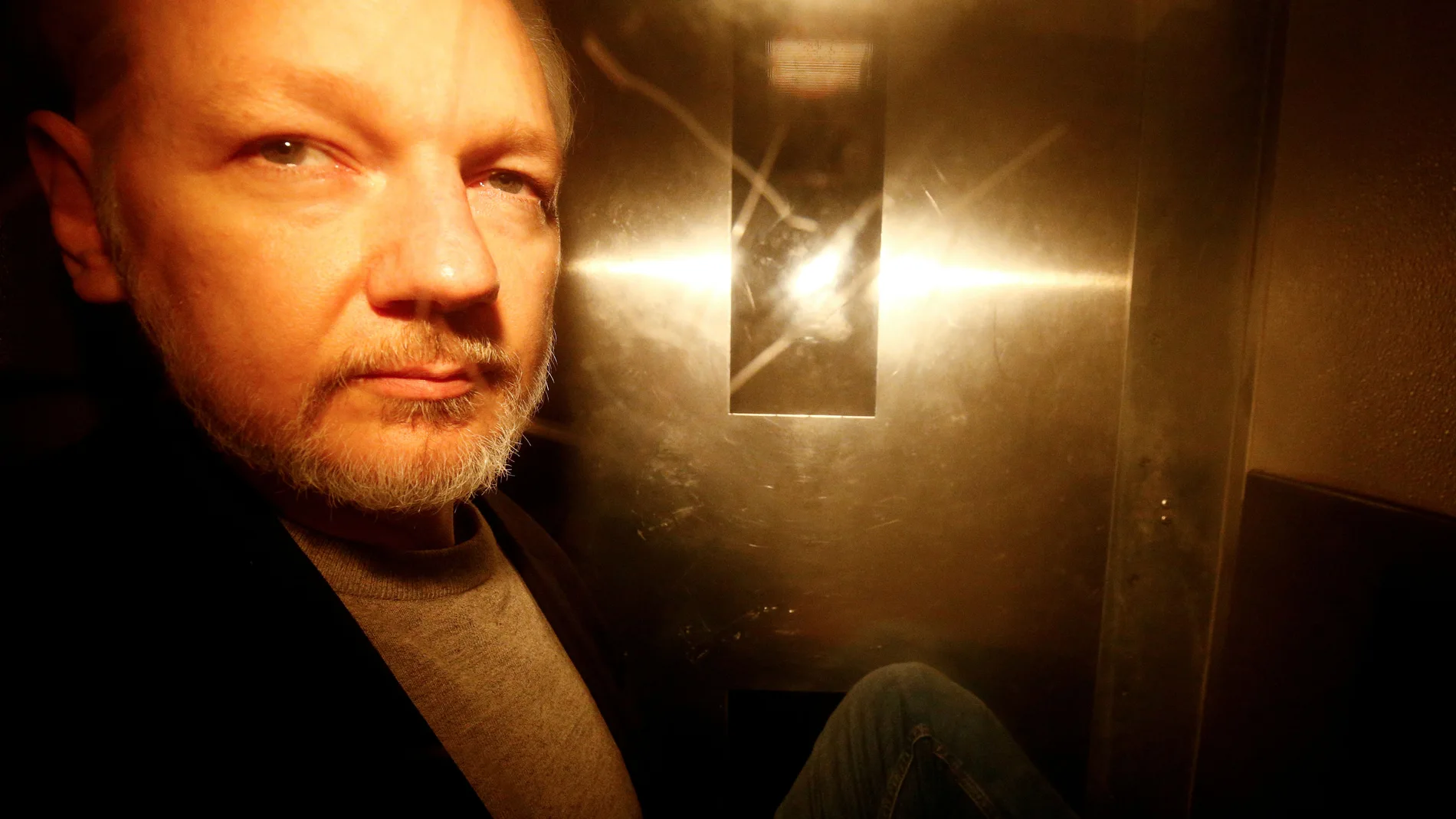 FILE PHOTO: WikiLeaks founder Julian Assange leaves Southwark Crown Court after being sentenced in London