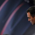 El presidente del Gobierno en funciones, Pedro Sánchez, momentos antes de su intervención en la clausura del VI Congreso de las Empresas Familiares Europeas, ayer en Madrid