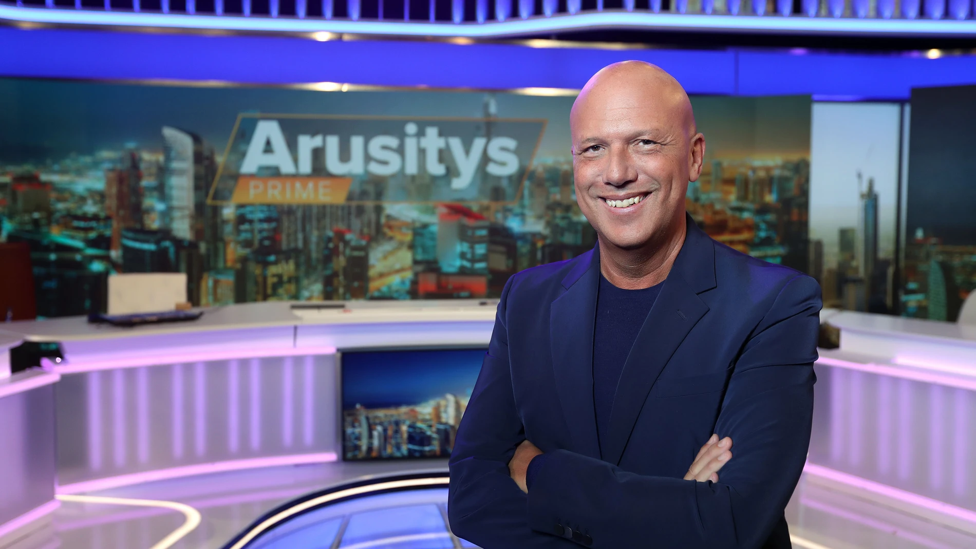 Alfonso Arús en el plató de «Arusitys Prime», un programa en directo que se estrena hoy en Antena 3