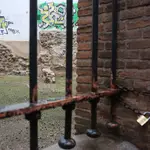 22/11/2019 Madrid. Restos de la muralla cristiana en la calle Almendro, que pronto se restaurarán.Cristina Bejarano.