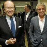 El consejero de la Comunidad de Madrid, Eduardo Sicilia y el consejero de LA RAZÓN, Andrés Navarro