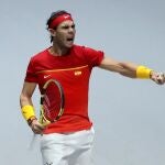 Rafa Nadal disputó la última edición de la Copa Davis con España en la Caja Mágica.