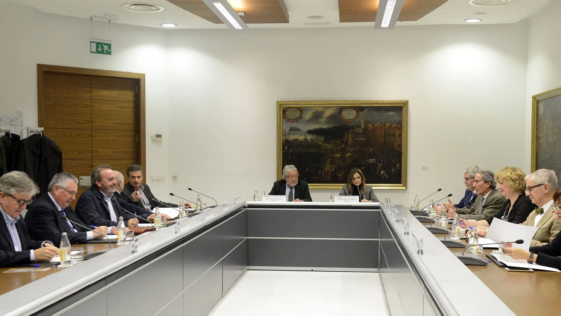 Imagen de la reunión del patronato de la Fundación Bancaja