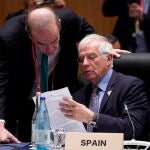 El todavía ministro de Asunto de Exteriores en funciones, Josep Borrell