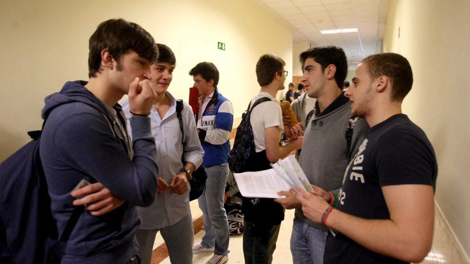 Estudiantes de la Universidad de Valladolid