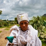 Fotografía presentada en la exposición de Be Wild Be Proud de una mujer en Etiopía