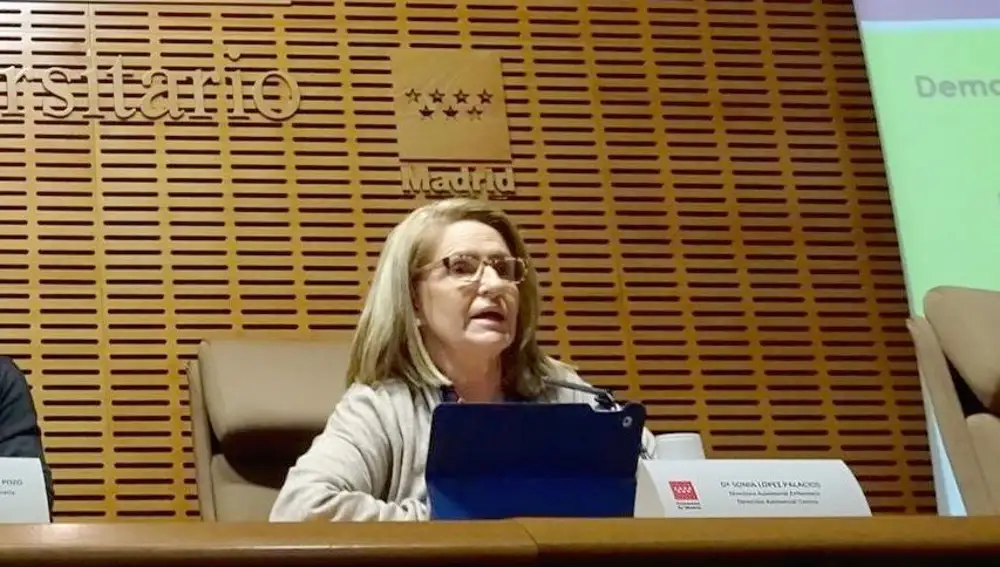 Sonia López, miembro de la Comisión Técnica frente a la Violencia de Género de la Consejería de Sanidad de la Comunidad de Madrid