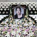Memorial de la cantante de K-Pop Goo Hara /Pool via REUTERS