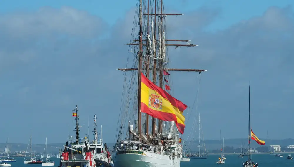 El buque-escuela &quot;Juan Sebastián de Elcano&quot; zarpó el pasado 3 de noviembre
