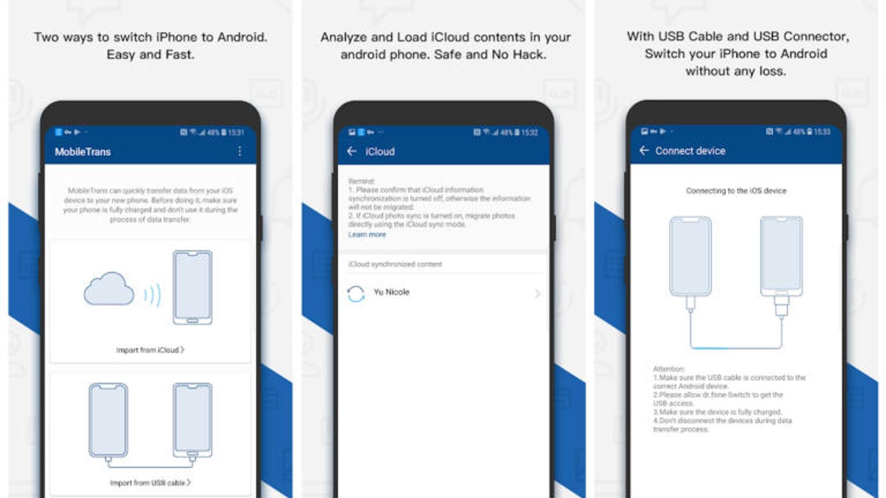 Mobiletrans App MobileTrans, la app que te permite pasar tus datos fácilmente de iOS a ...