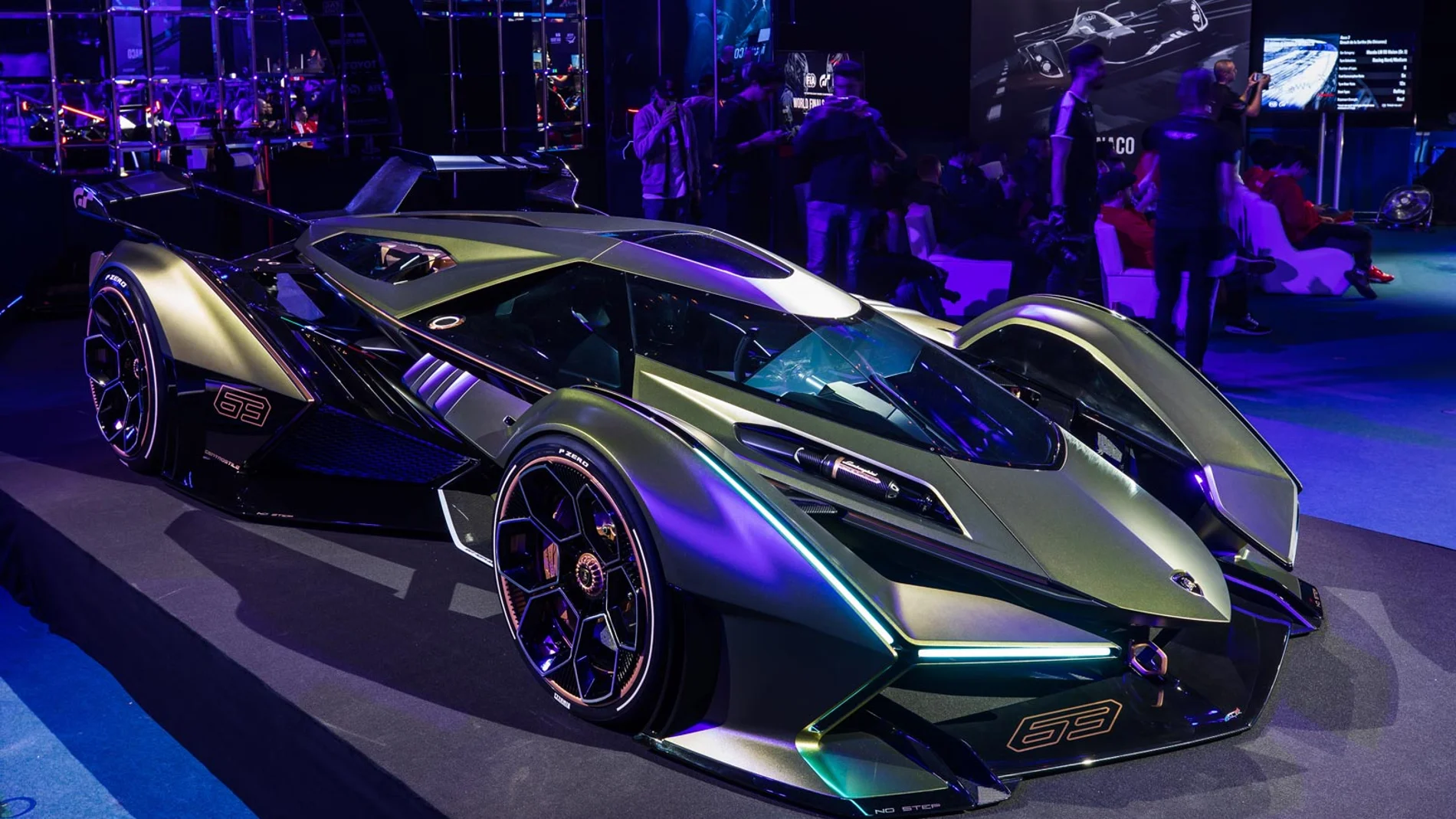 El nuevo monoplaza de Lamborghini parece el Batmóvil del futuro