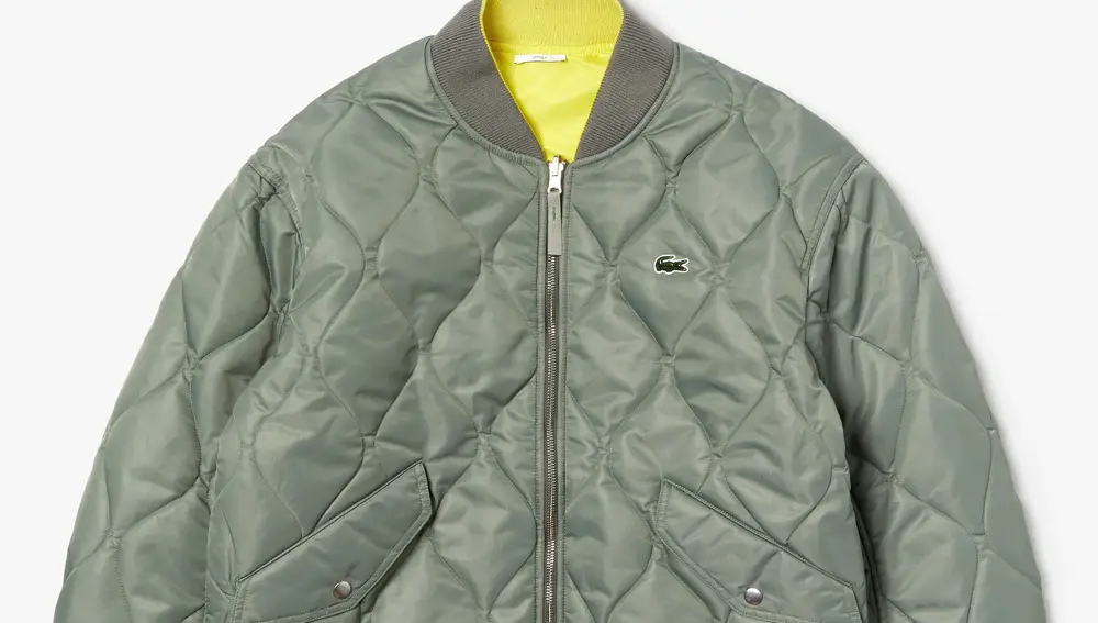 Cazadora bomber acolchada y reversible