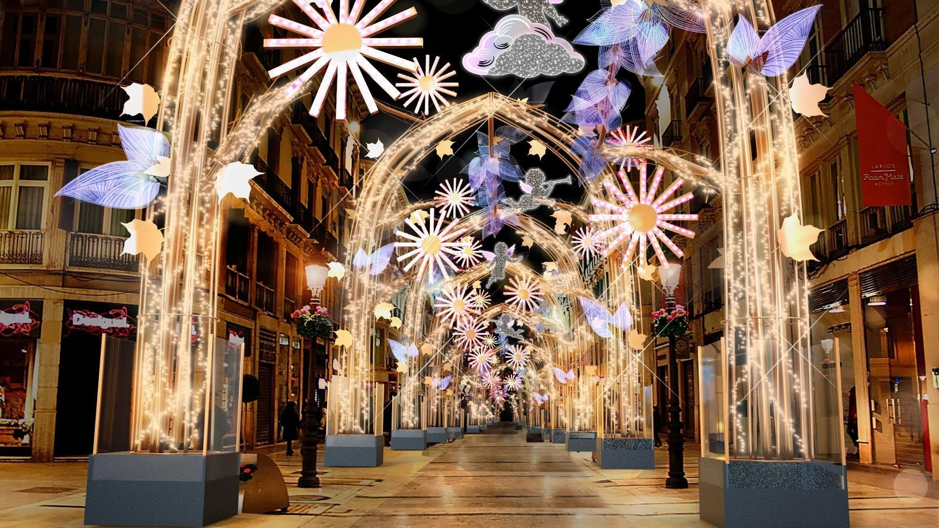 Málaga.- El actor Antonio Banderas encenderá el próximo viernes el 'Bosque de la Navidad' de calle Larios