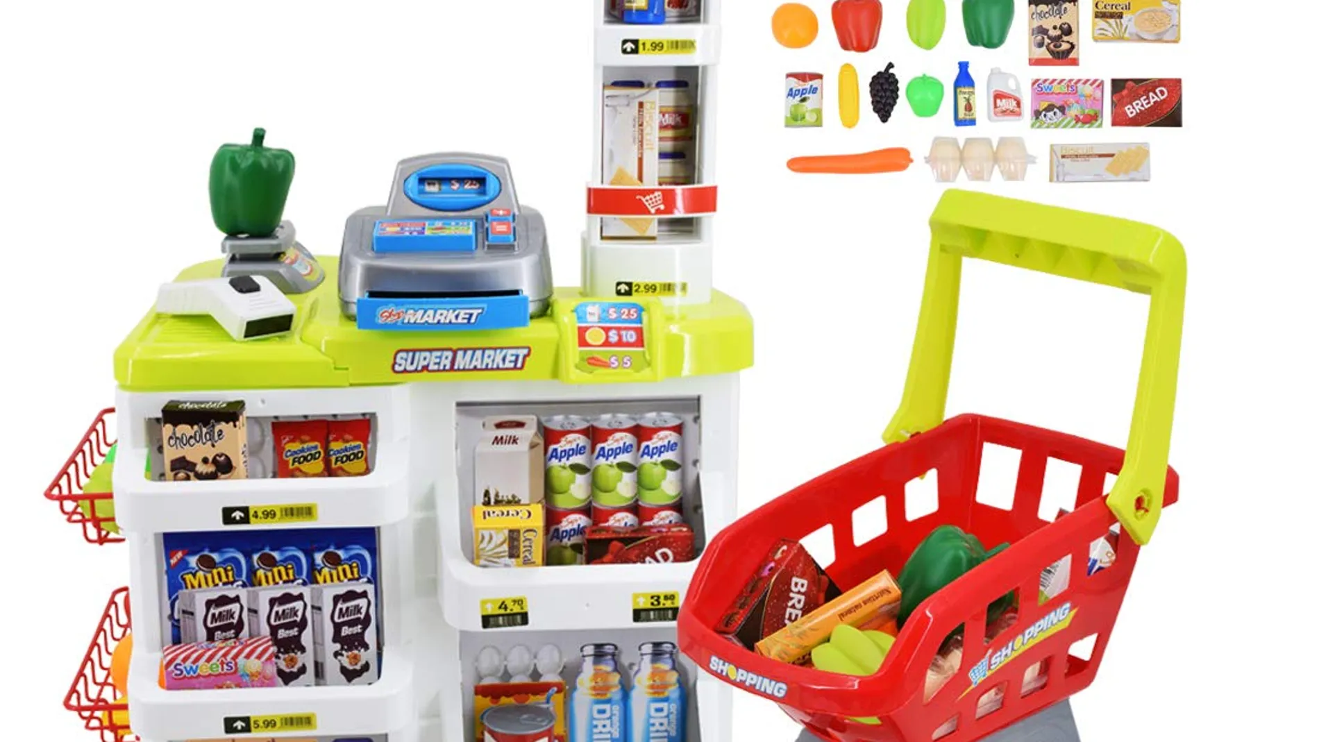 Supermercado de juguete en oferta en internet