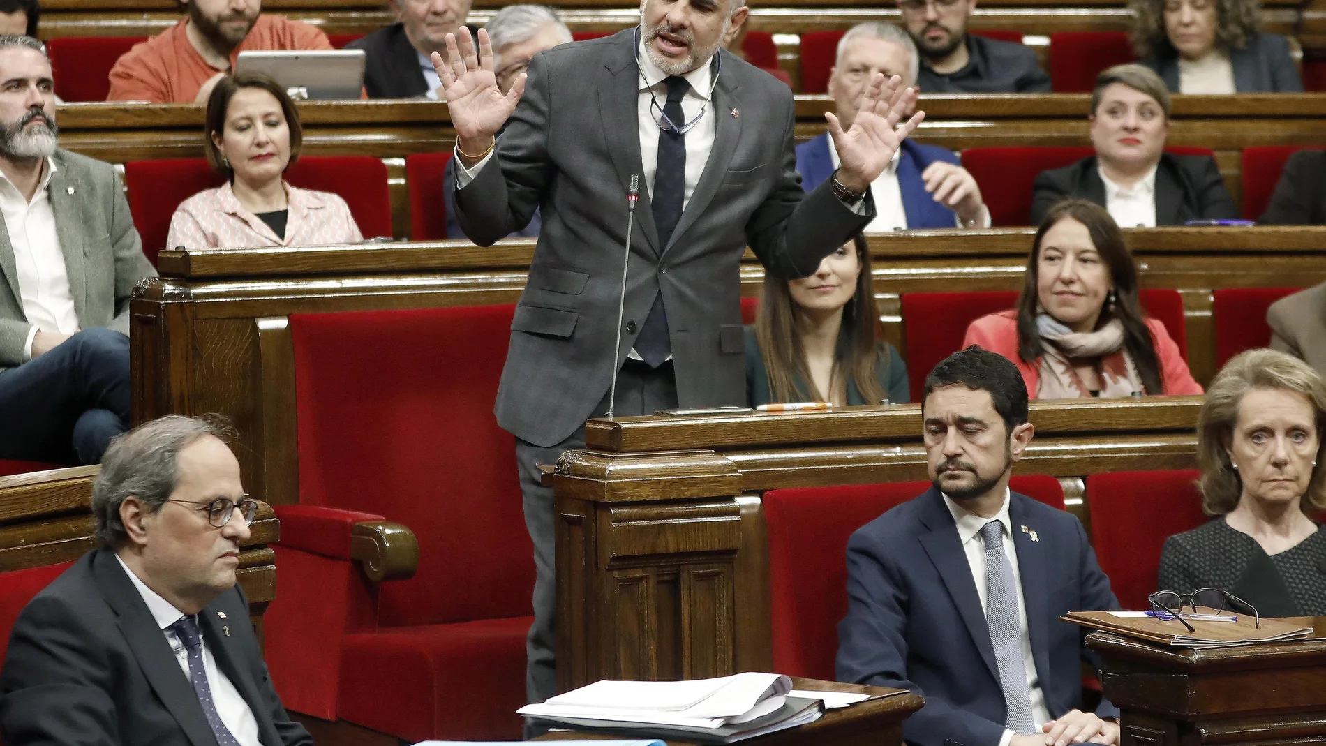 Sesión de control al Govern en el Parlament