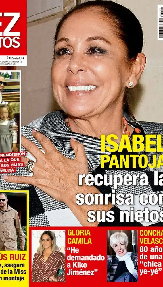 Portada de la revista "Diez minutos"