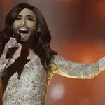 La austriaca Conchita Wurst vención en el Festiva del Eurovisión de 2014