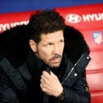 El entrenador del Atlético de Madrid, diego Pablo 'Cholo' Simeone, antes de un partido