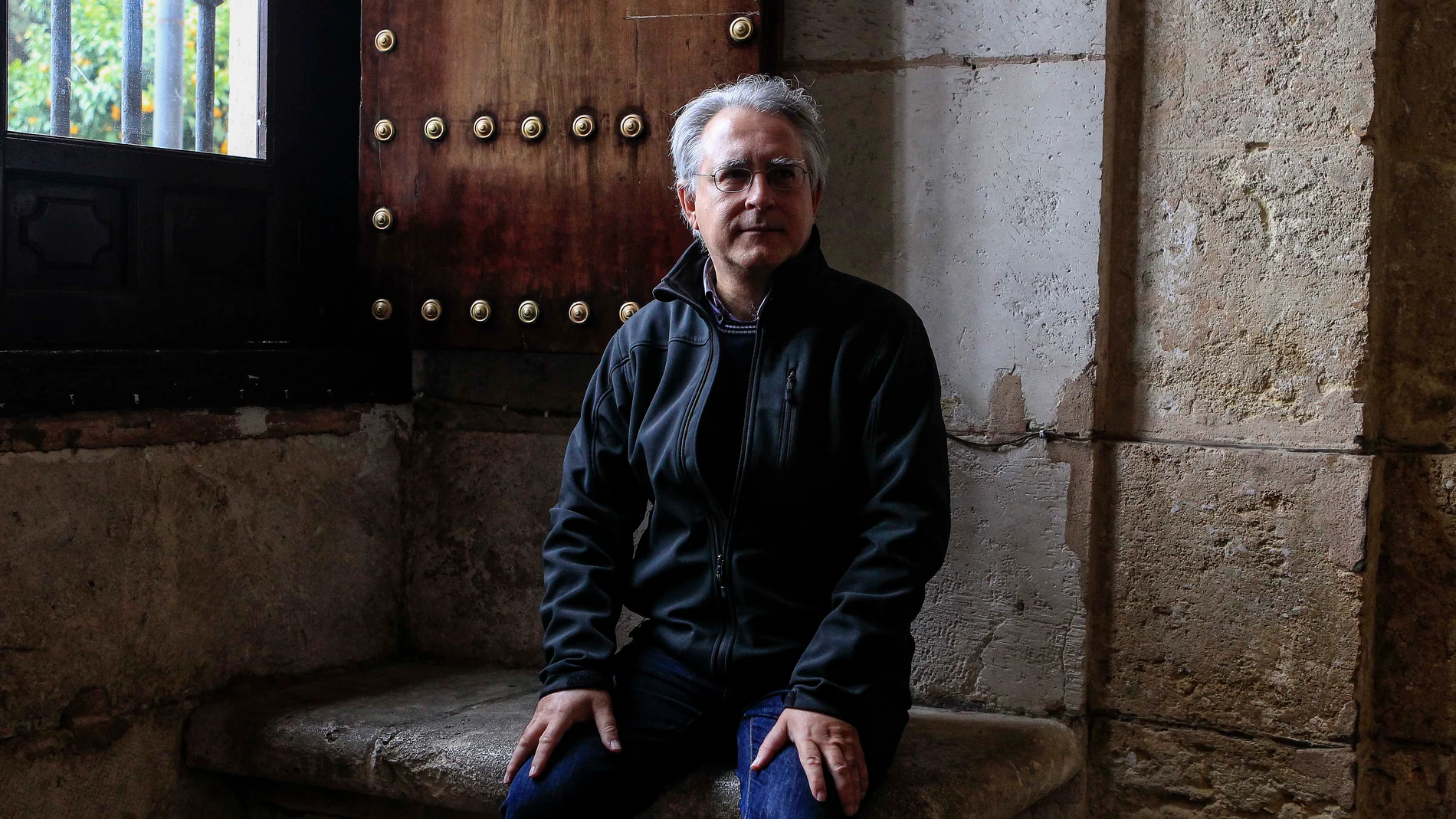 El escritor e historiador Andrés Nadal en Sevilla