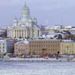 Panorámica desde el puerto de Helsinki