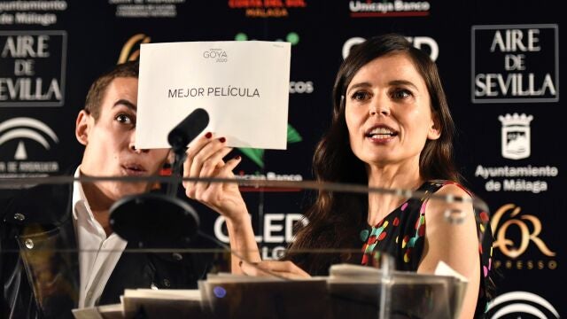 Miguel Herrán y Elena Anaya desvelan la lista de finalistas de la 34 edición de los Premios Goya