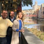 Cayetana Álvarez de Toledo en la capital gerundense el 10-N. TWITTER