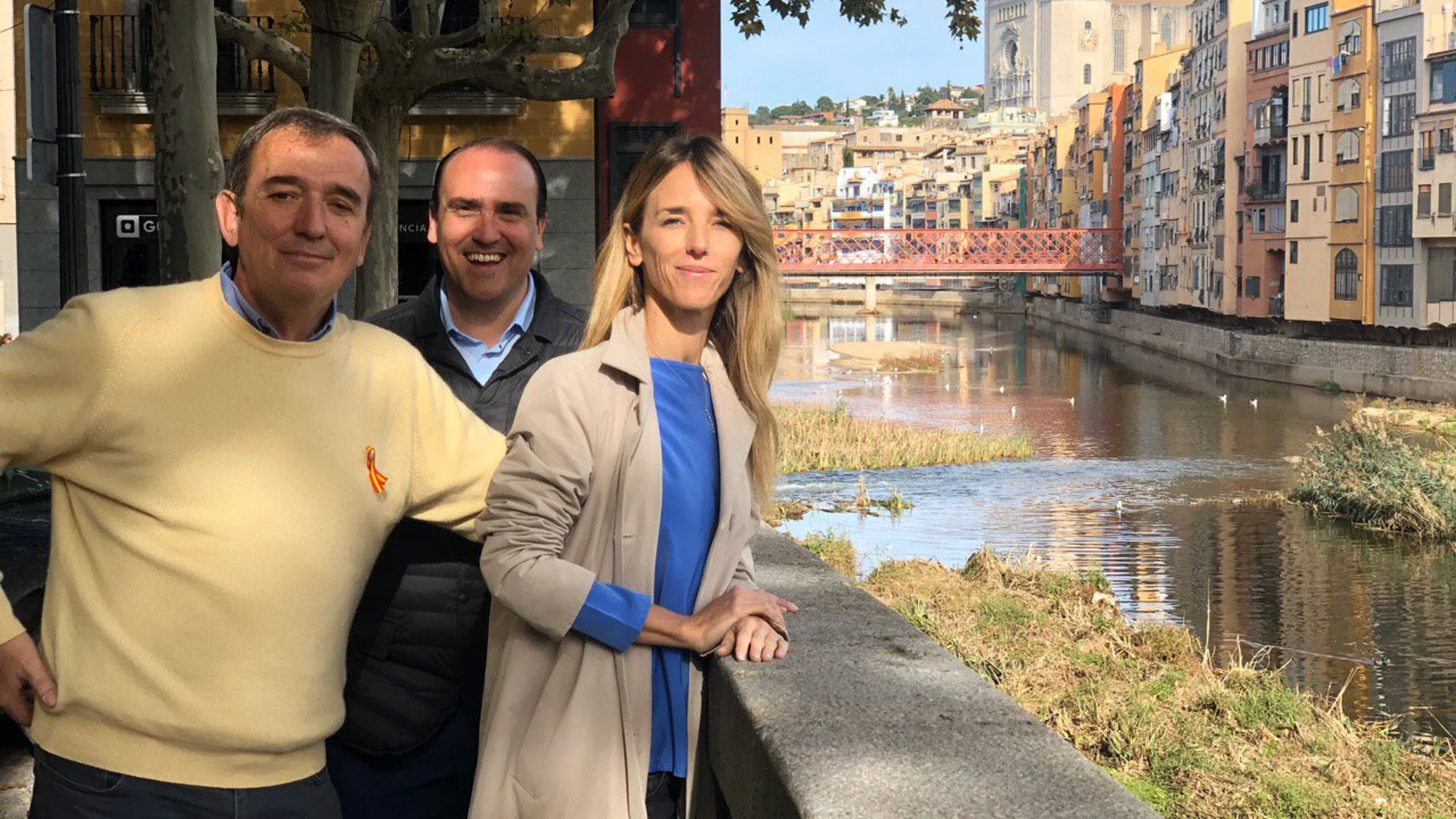 Cayetana Álvarez de Toledo en la capital gerundense el 10-N. TWITTER