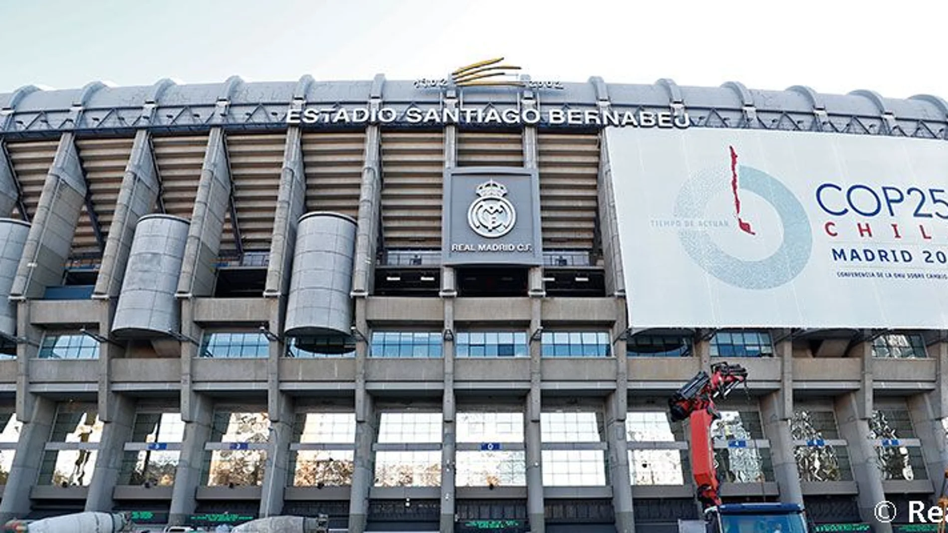 Fachada del Santiago Bernabéu