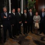 El presidente Puig tras la reunión con las Cámaras de Comercio y los empresarios valencianos en Reino Unido