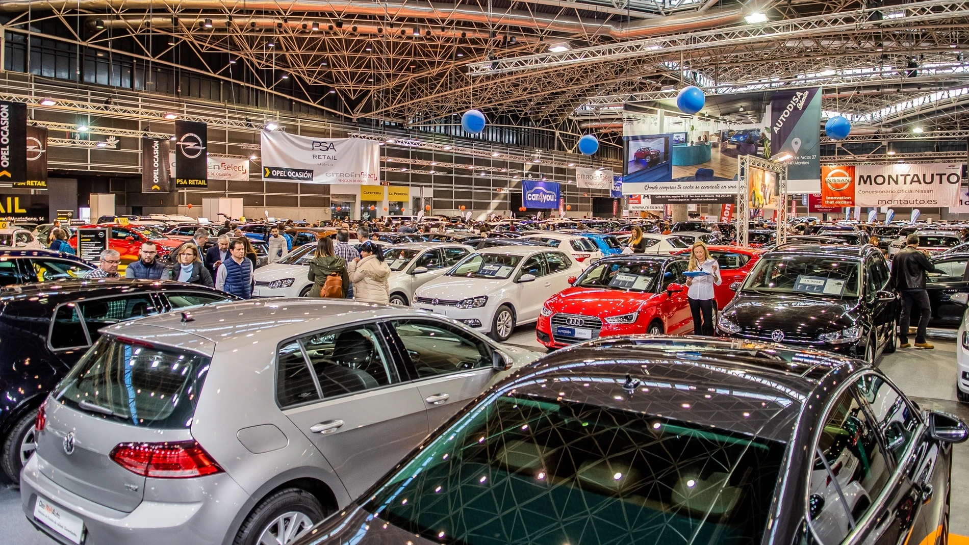 Valencia.- La Feria del Automóvil abre este jueves con más de 4.500 vehículos en oferta y la visita de Jesús Calleja