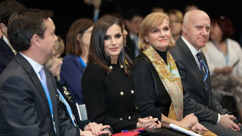 La Reina Letizia, durante el acto 'Invertir en acciones climáticas para la salud: reducir las emisiones, limpiar nuestro aire, salvar vidas' en la Cumbre del Clima de Madrid