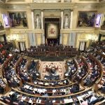 Vista general del hemiciclo el Congreso en una de las primeras sesiones de la XIV legislatura