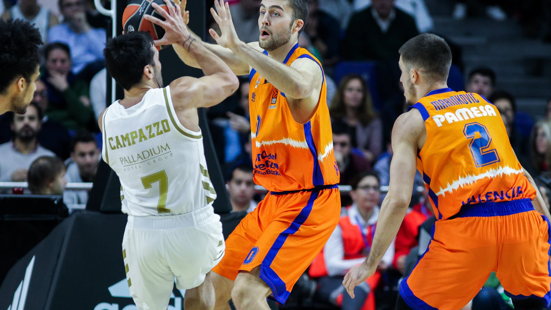 Basketball: Euroligue: Real Madrid - Valencia