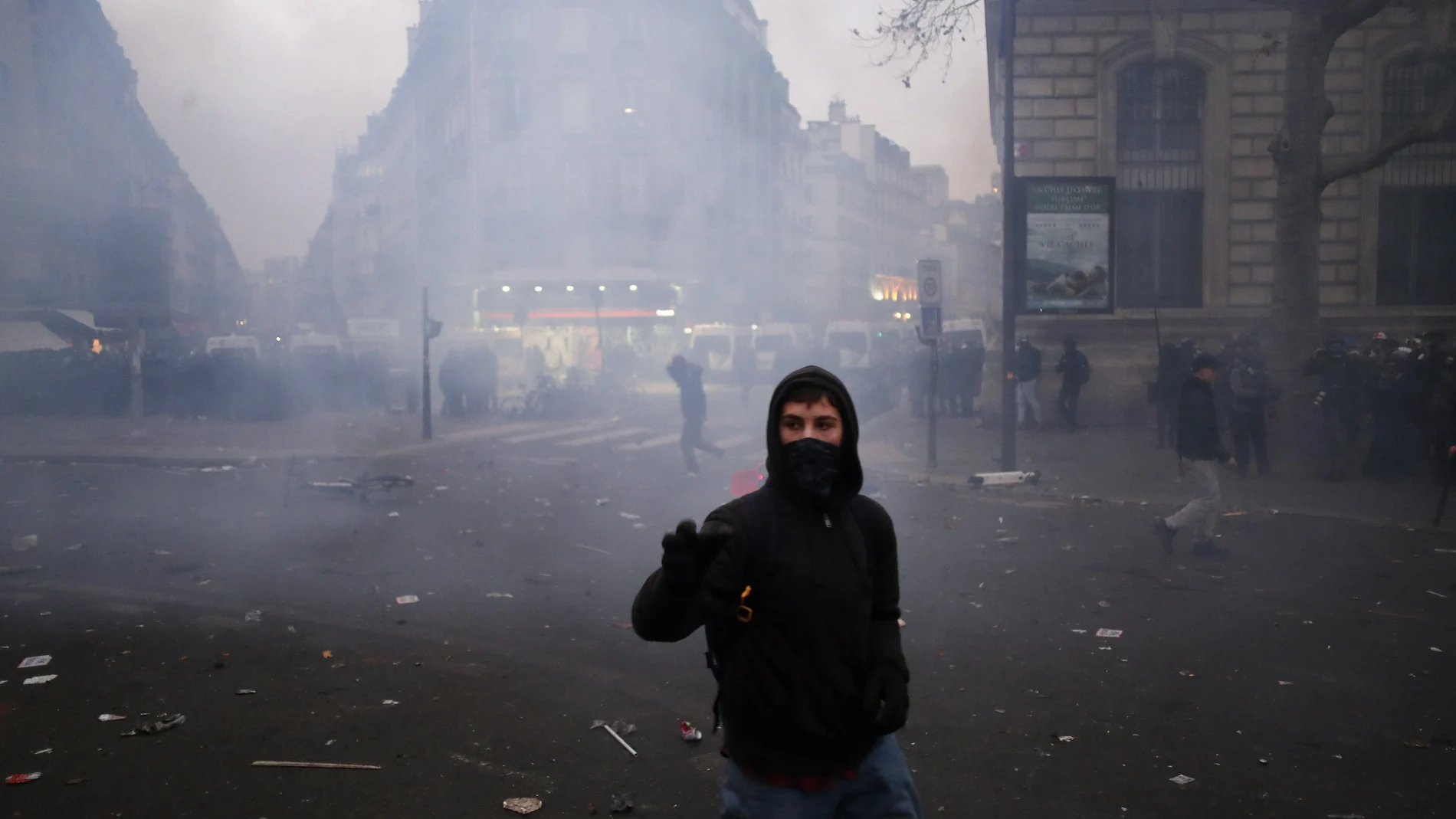 Protestas en París (AP Photo/Thibault Camus)