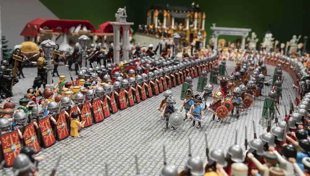 Exposición de Playmobil en el Palacio de Gaviria