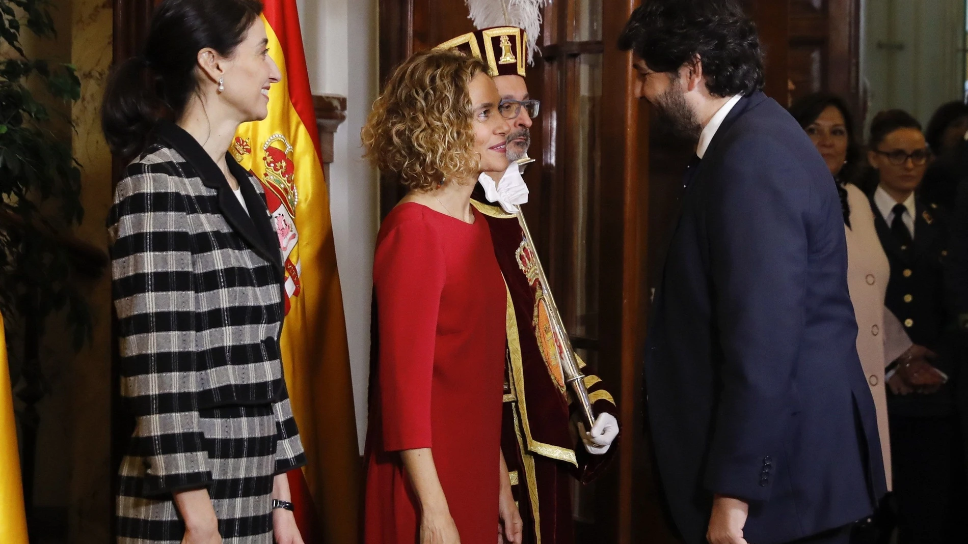 El presidente de la Comunidad, Fernando López Miras, en los actos institucionales del 41 aniversario de la Constitución Española