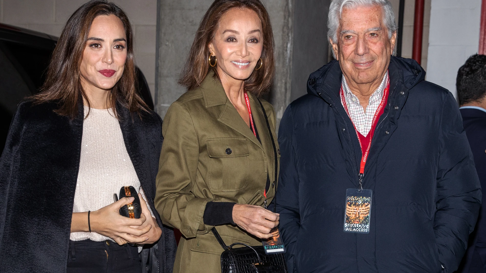 Tamará Falcó, Iabel Presley y Mario Vargas LLlosa