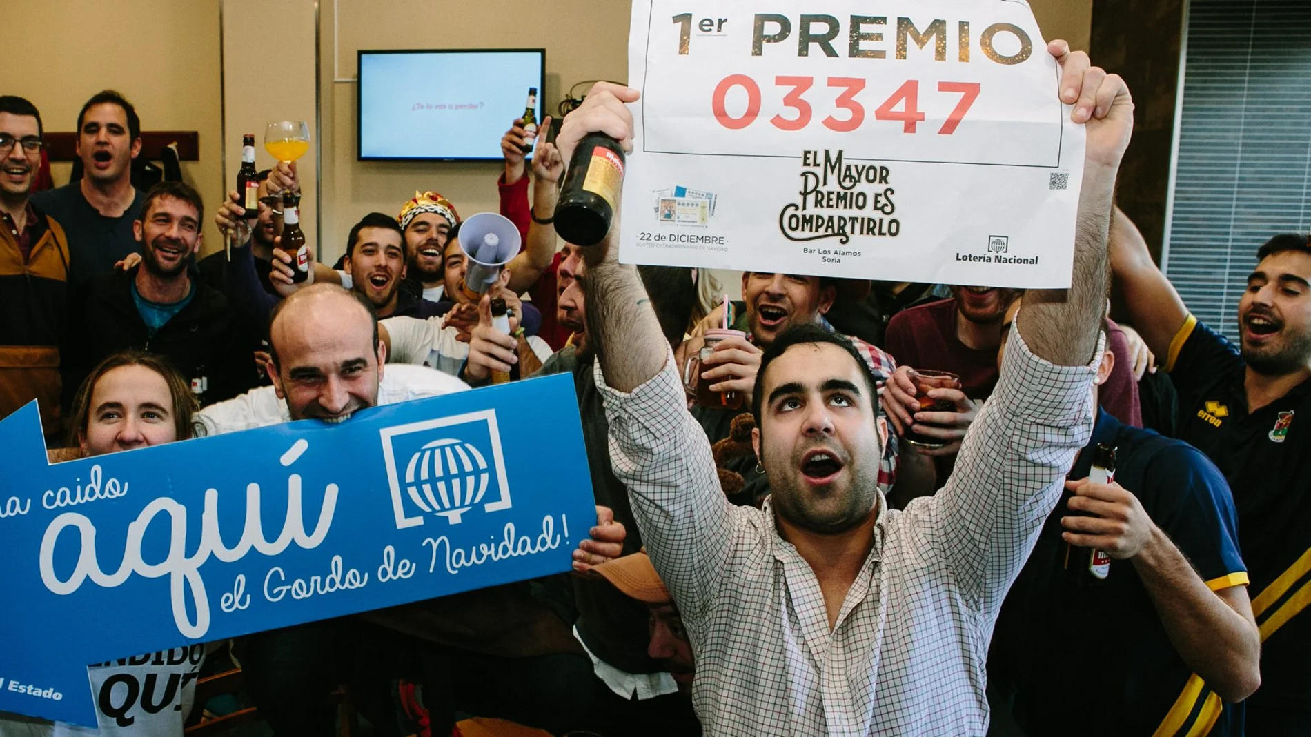 El bar los Álamos en Soria vendió dos décimos del gordo de Navidad del año pasado