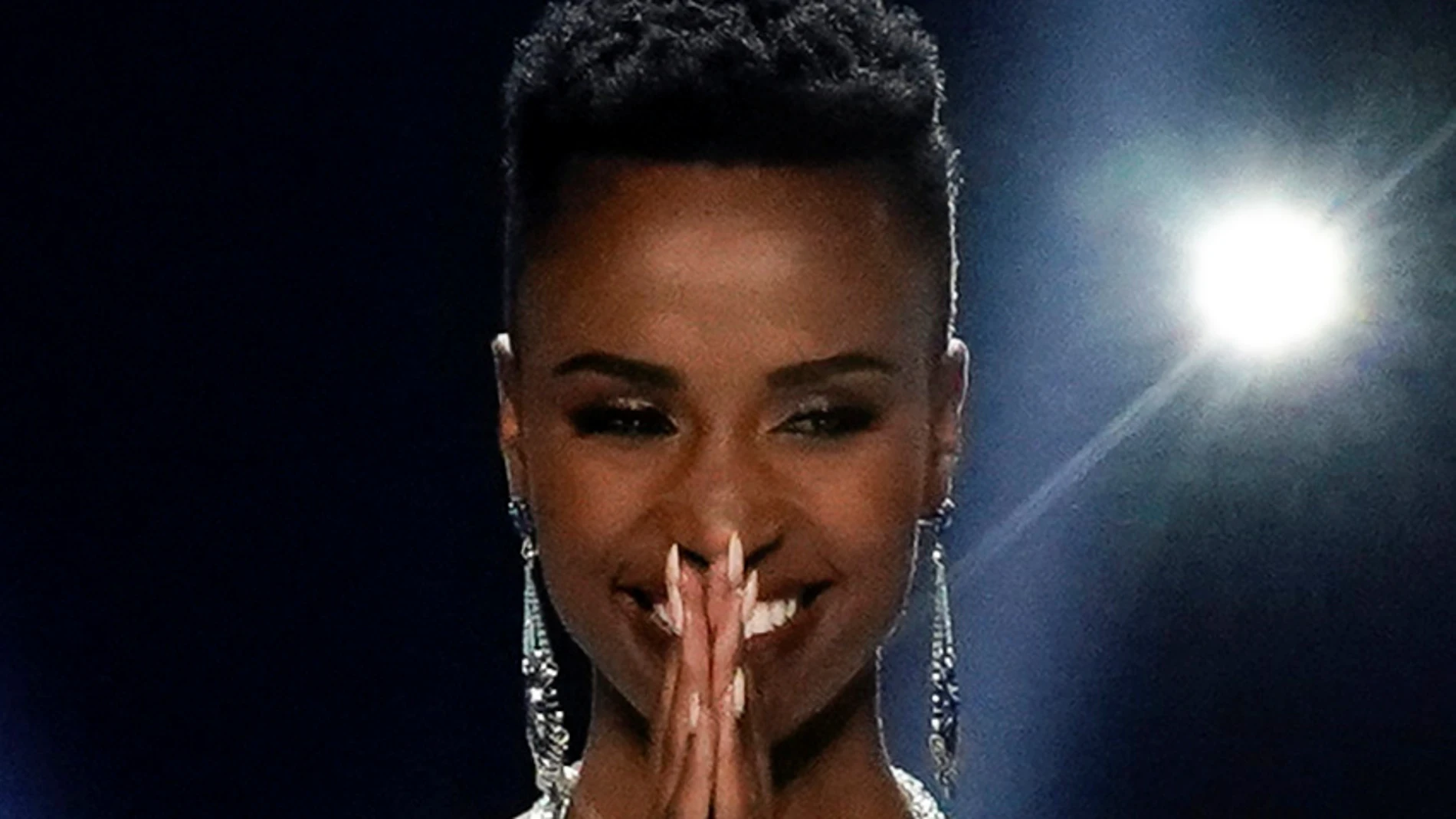 Miss Universe winner Zozibini Tunzi, of South Africa, is seen during the 2019 Miss Universe pageant at Tyler Perry Studios in Atlanta