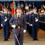 Actos con motivo de la Festividad de la patrona del Ejército del Aire y juramento de fidelidad a la bandera de los alumnos de la Academia Básica de La Virgen del Camino y de personal civil