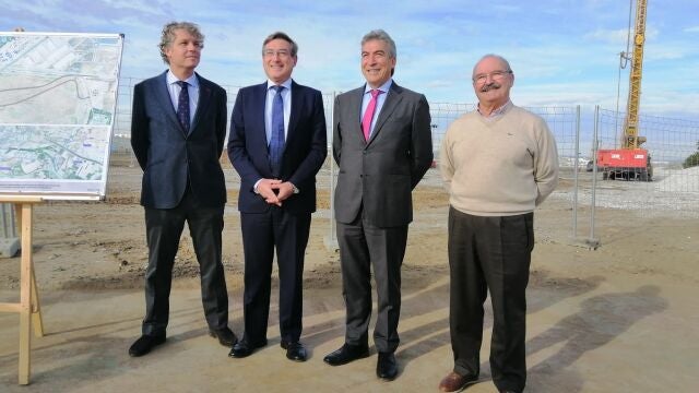 Visita a las obras de los desvíos provisionales