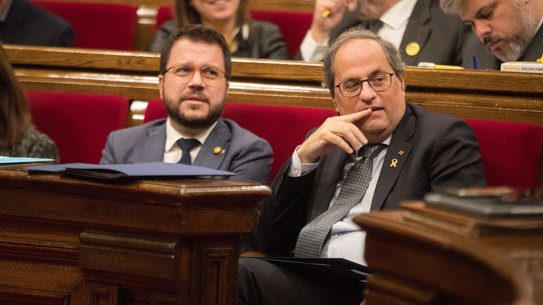 Sesión de control al Govern en el pleno del Parlament