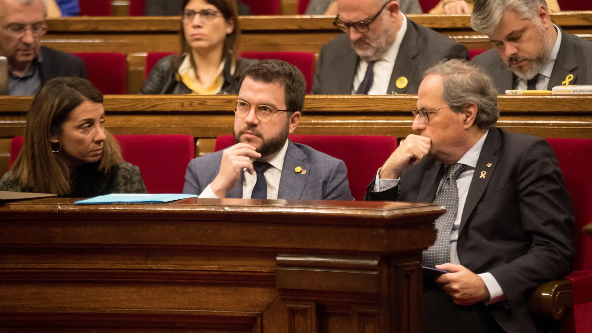 Sesión de control al Govern en el pleno del Parlament