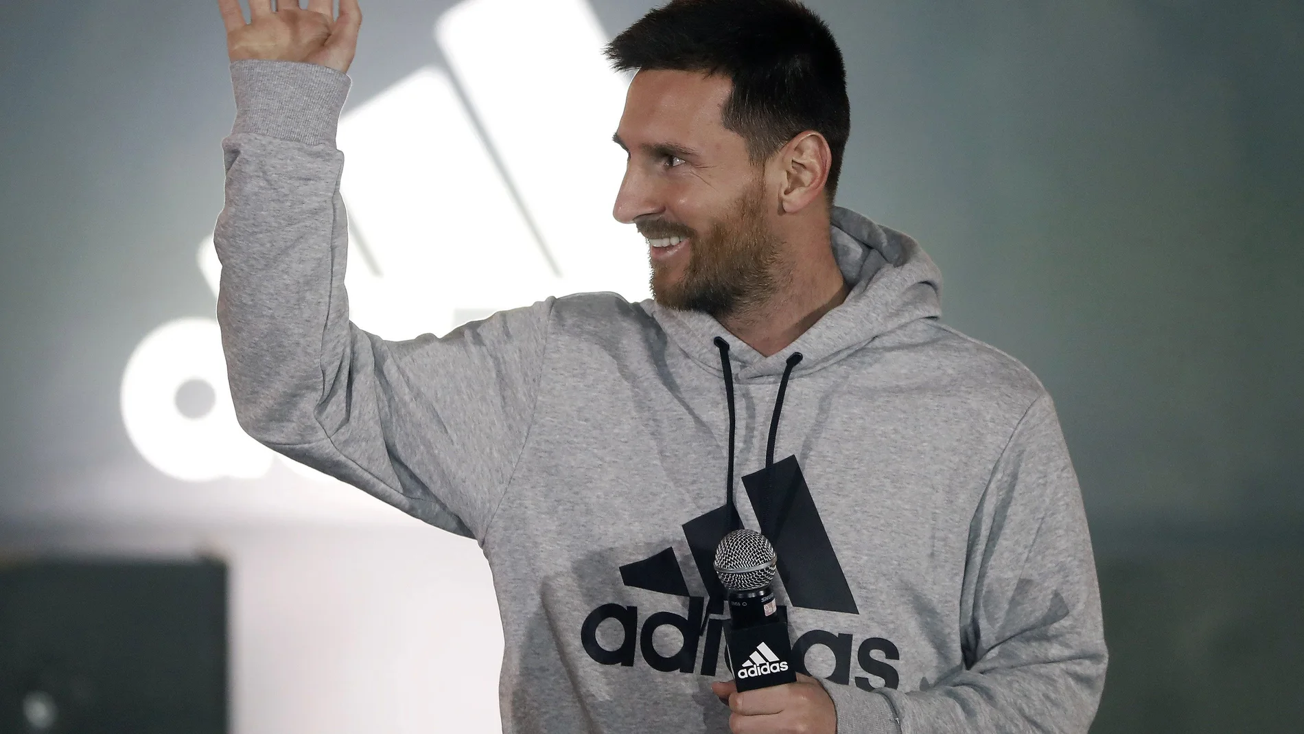 Leo Messi presenta sus nuevas botas hoy en Barcelona