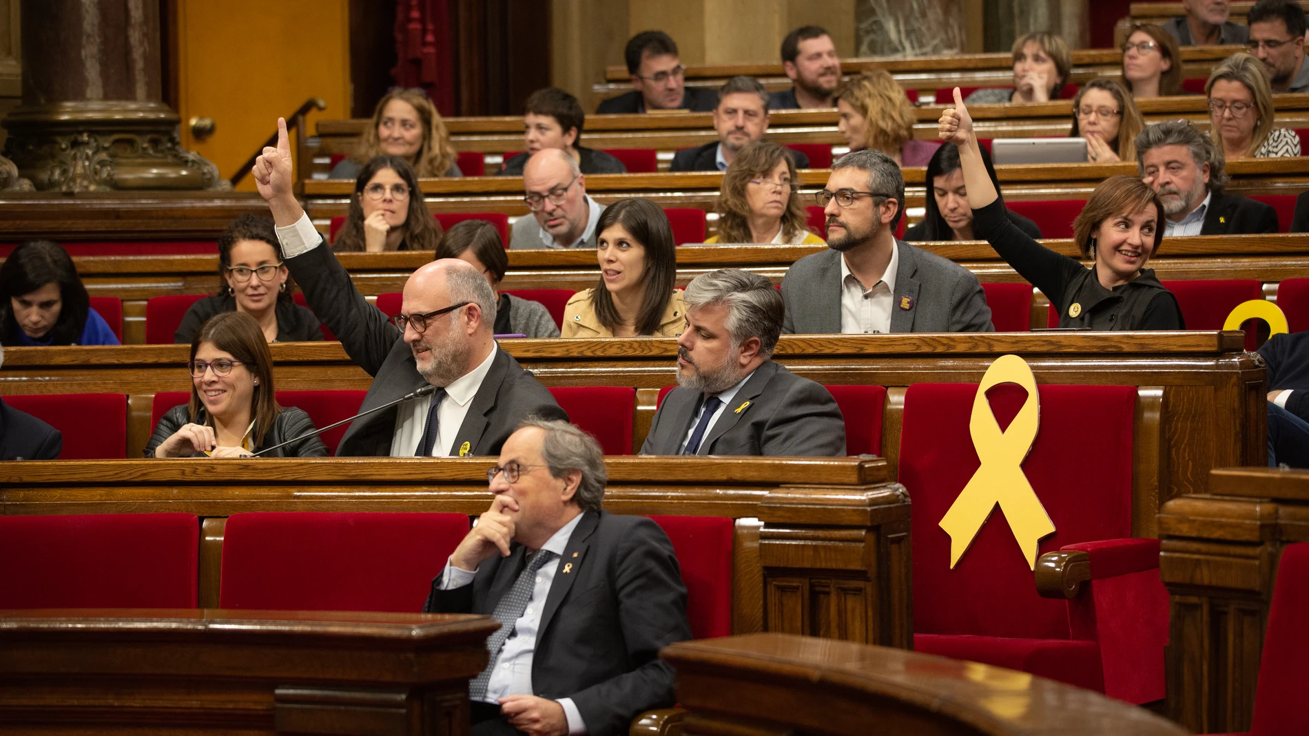 Pleno en el Parlament de Catalunya