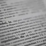 La palabra &quot;español, la&quot; en el diccionario de la RAE
