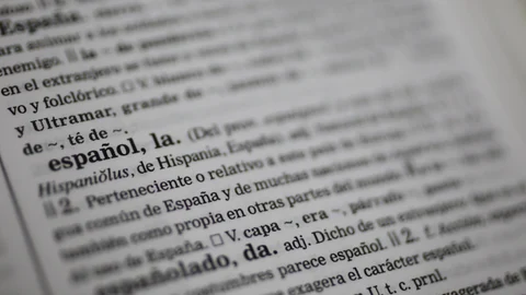 La palabra "español, la" en el diccionario de la RAE