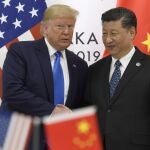 Trump, junto al presidente vhino Xi Jinping en el G-20 de Osaka